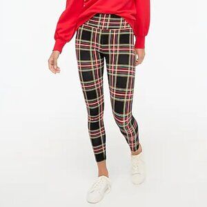 J. Crew Holiday Tartan Leggings Full Length Plaid Size S NWT